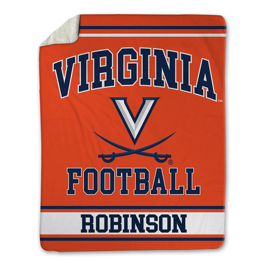 Virginia - NCAA Football : Kamren Robinson - Blanket-0