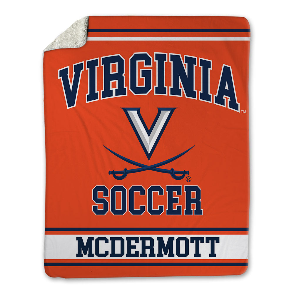 Virginia - NCAA Women's Soccer : Meredith McDermott - Blanket-0