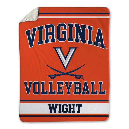 Virginia - NCAA Women's Volleyball : Becca Wight - Blanket-0