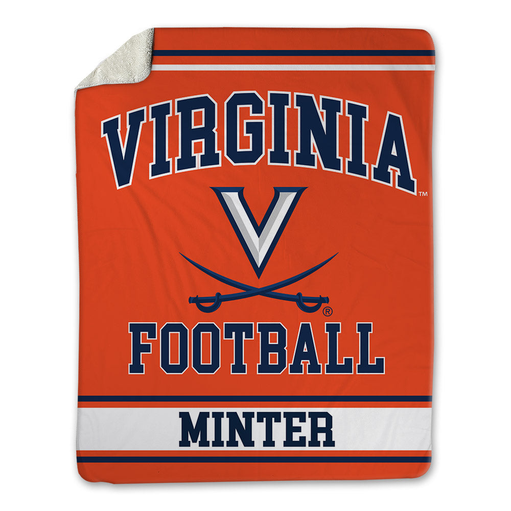 Virginia - NCAA Football : Ethan Minter - Blanket-0