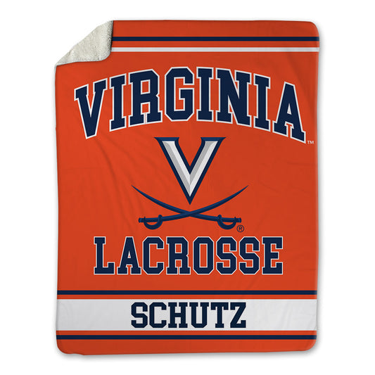 Virginia - NCAA Men's Lacrosse : Griffin Schutz - Blanket-0