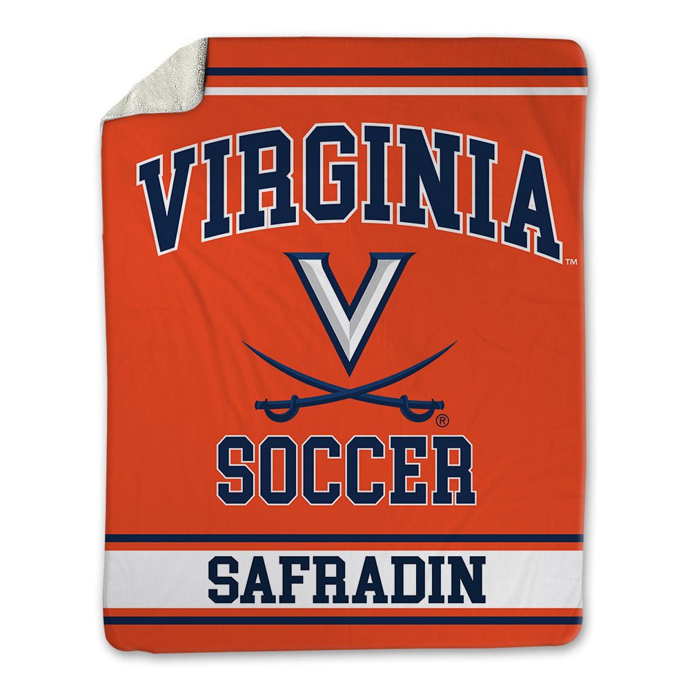 Virginia - NCAA Women's Soccer : Victoria Safradin - Blanket-0