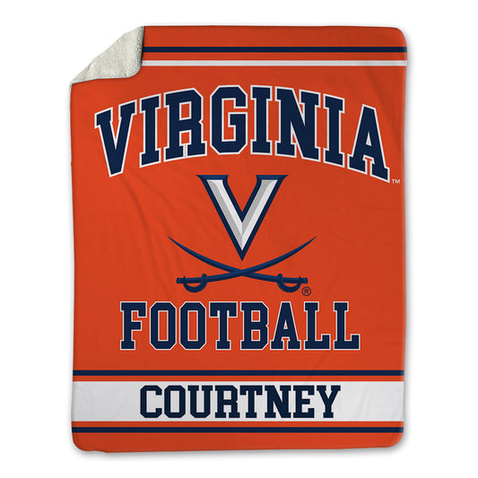 Virginia - NCAA Football : Kameron Courtney - Blanket-0