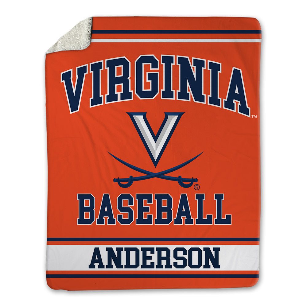 Virginia - NCAA Baseball : Ethan Anderson - Blanket-0