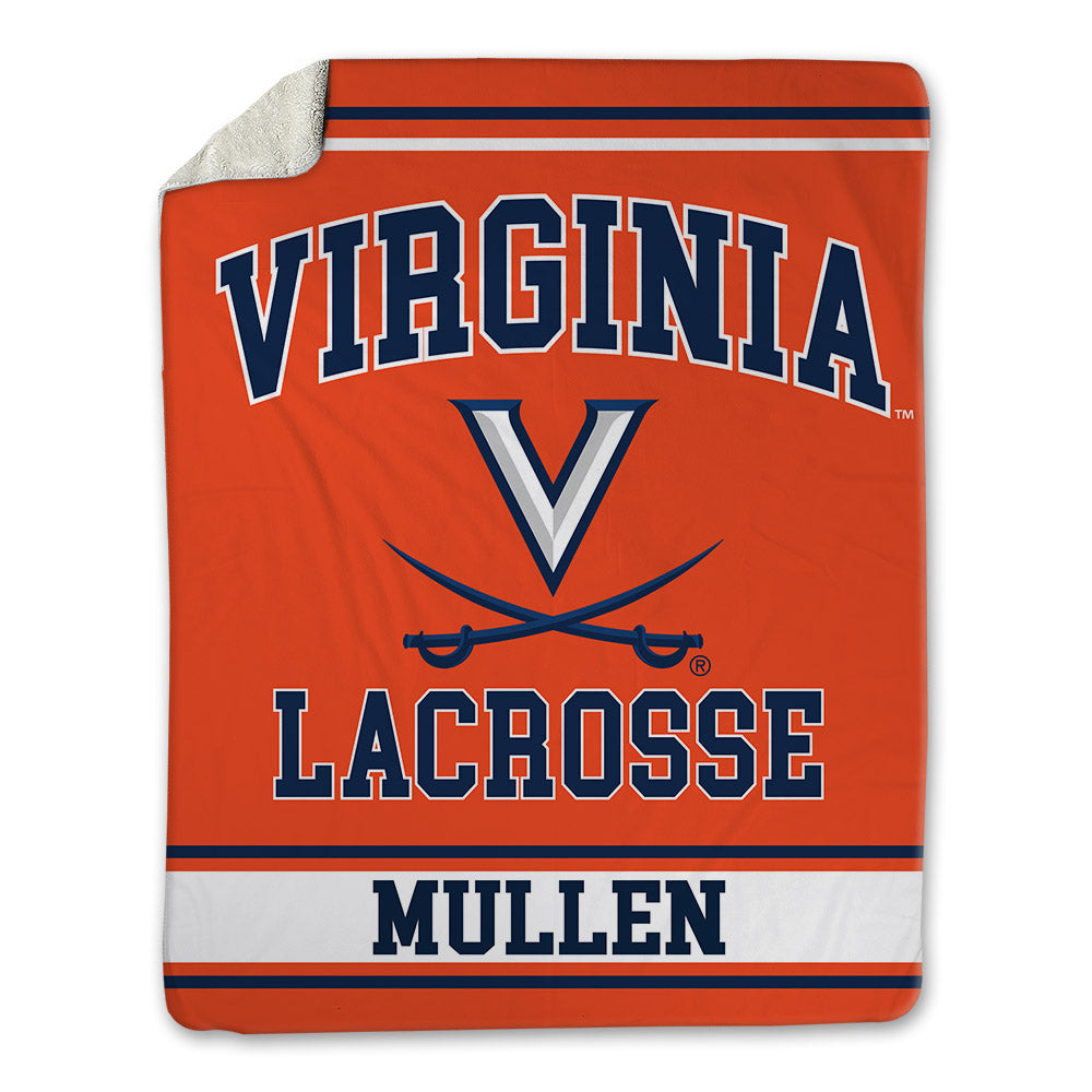 Virginia - NCAA Men's Lacrosse : Tucker Mullen - Blanket-0