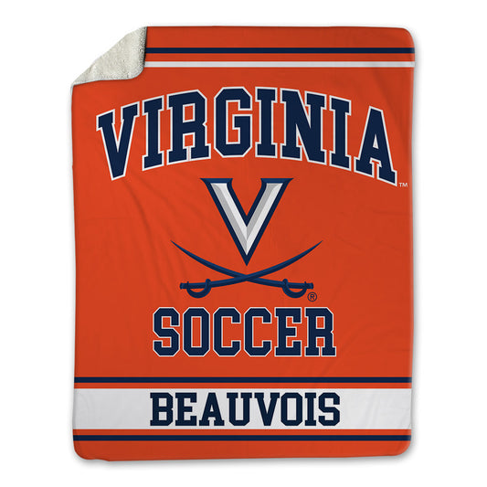 Virginia - NCAA Men's Soccer : Triton Beauvois - Blanket-0