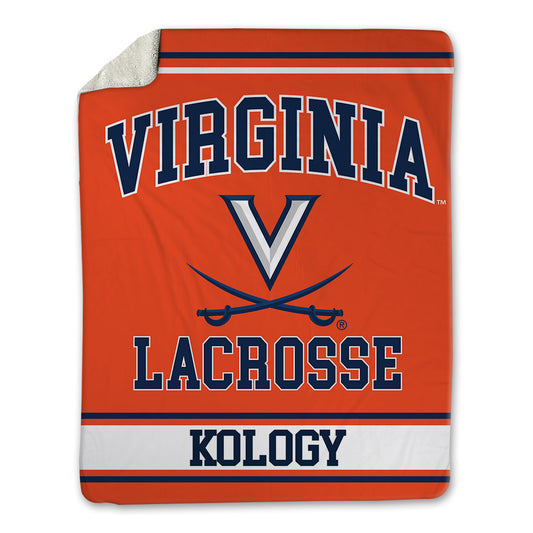 Virginia - NCAA Men's Lacrosse : Griffin Kology - Blanket-0