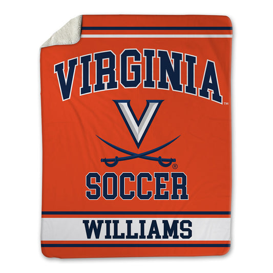 Virginia - NCAA Women's Soccer : Annamarie Williams - Blanket-0