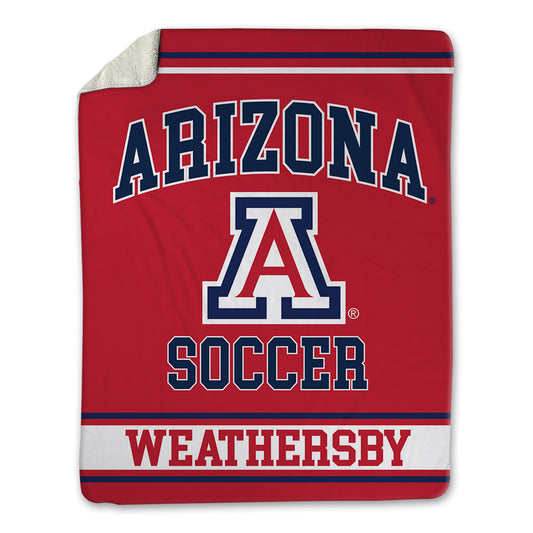 Arizona - NCAA Women's Soccer : Ella Weathersby - Blanket-0