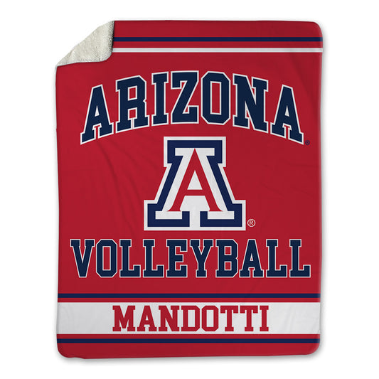 Arizona - NCAA Women's Volleyball : Giorgia Mandotti - Blanket-0