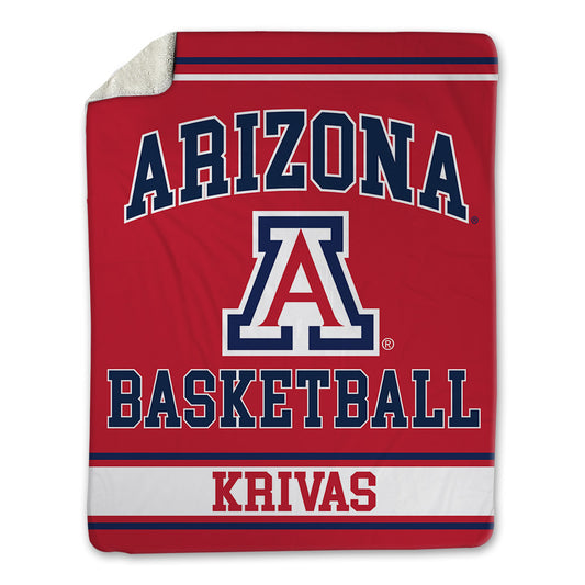 Arizona - NCAA Men's Basketball : Motiejus Krivas - Blanket-0
