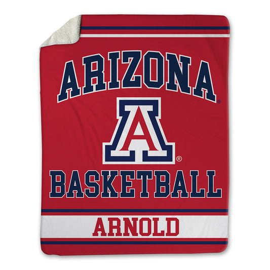 Arizona - NCAA Men's Basketball : Addison Arnold - Blanket-0