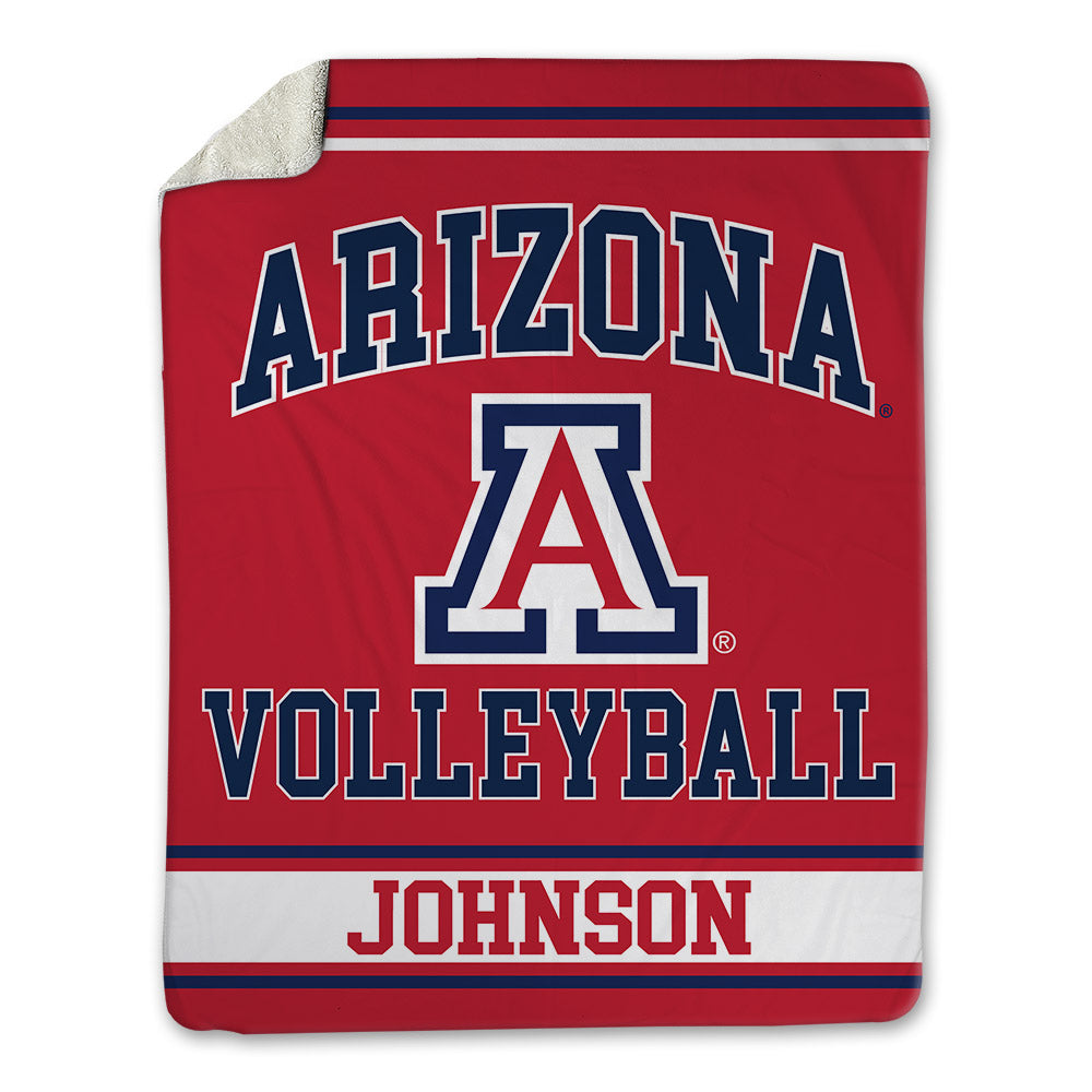 Arizona - NCAA Women's Volleyball : Alayna Johnson - Blanket-0