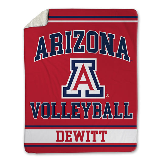 Arizona - NCAA Women's Volleyball : Amanda DeWitt - Blanket-0