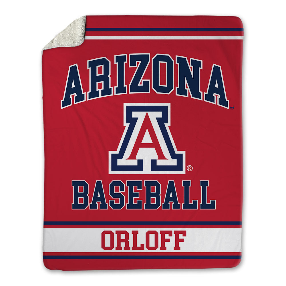 Arizona - NCAA Baseball : Eric Orloff - Blanket-0