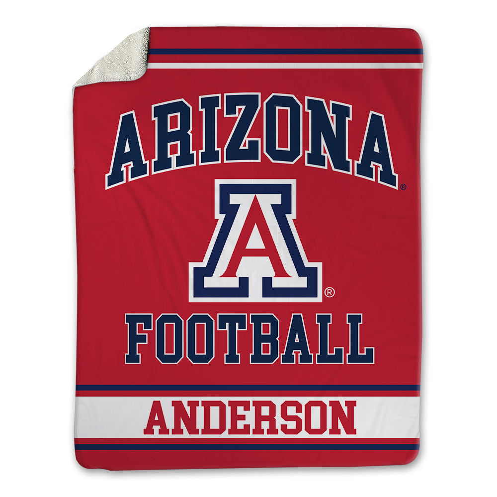 Arizona - NCAA Football : Jarra Anderson - Blanket-0