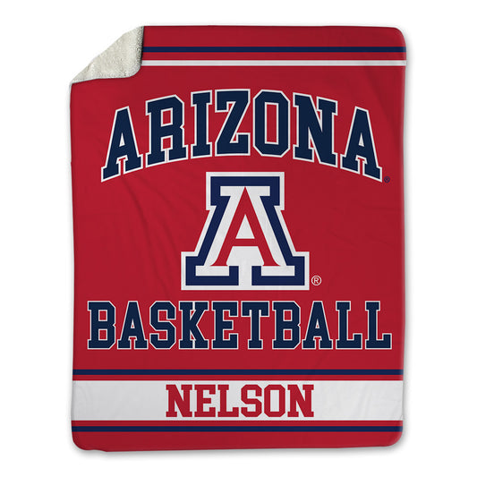Arizona - NCAA Men's Basketball : Evan Nelson - Blanket-0