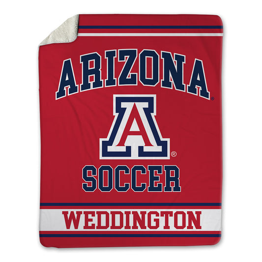 Arizona - NCAA Women's Soccer : Shanti Weddington - Blanket-0