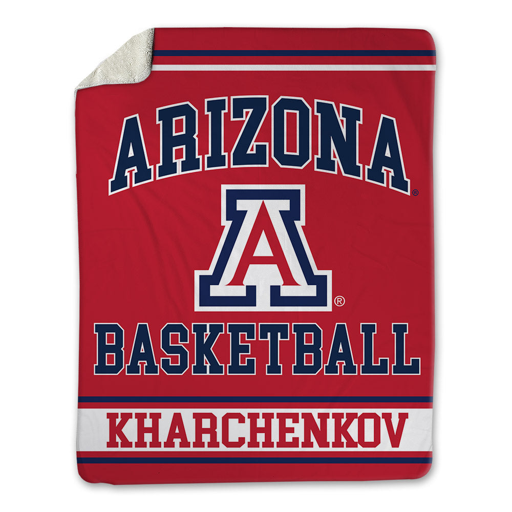 Arizona - NCAA Men's Basketball : Ivan Kharchenkov - Blanket-0