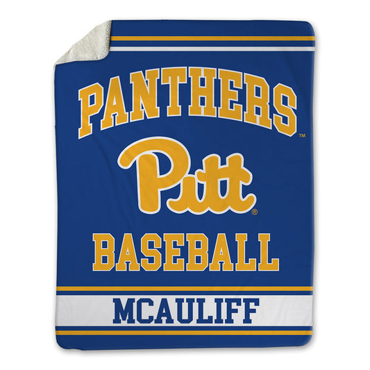 Pittsburgh - NCAA Baseball : Daniel McAuliff - Blanket-0