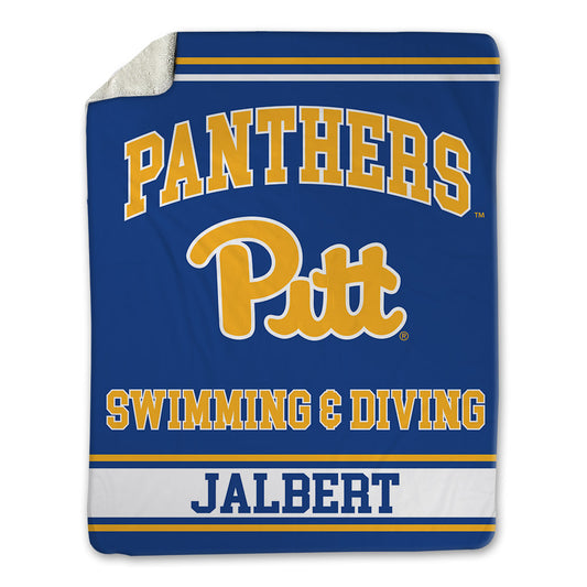 Pittsburgh - NCAA Men's Swimming & Diving : Drew Jalbert - Blanket-0