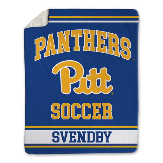 Pittsburgh - NCAA Men's Soccer : Casper Svendby - Blanket-0