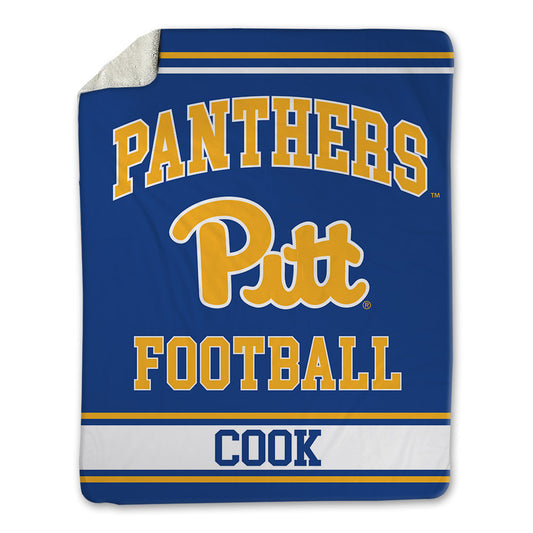 Pittsburgh - NCAA Football : Denim Cook - Blanket-0