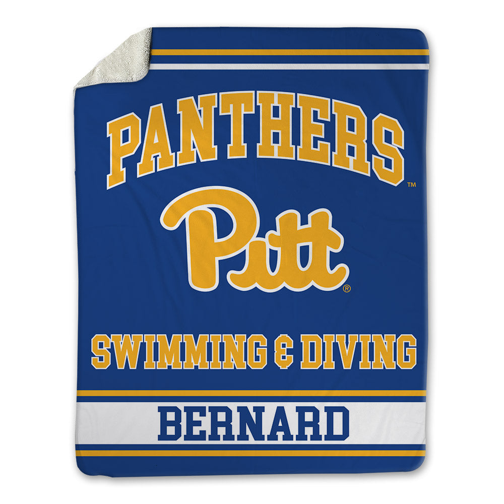 Pittsburgh - NCAA Men's Swimming & Diving : Noah Bernard - Blanket-0