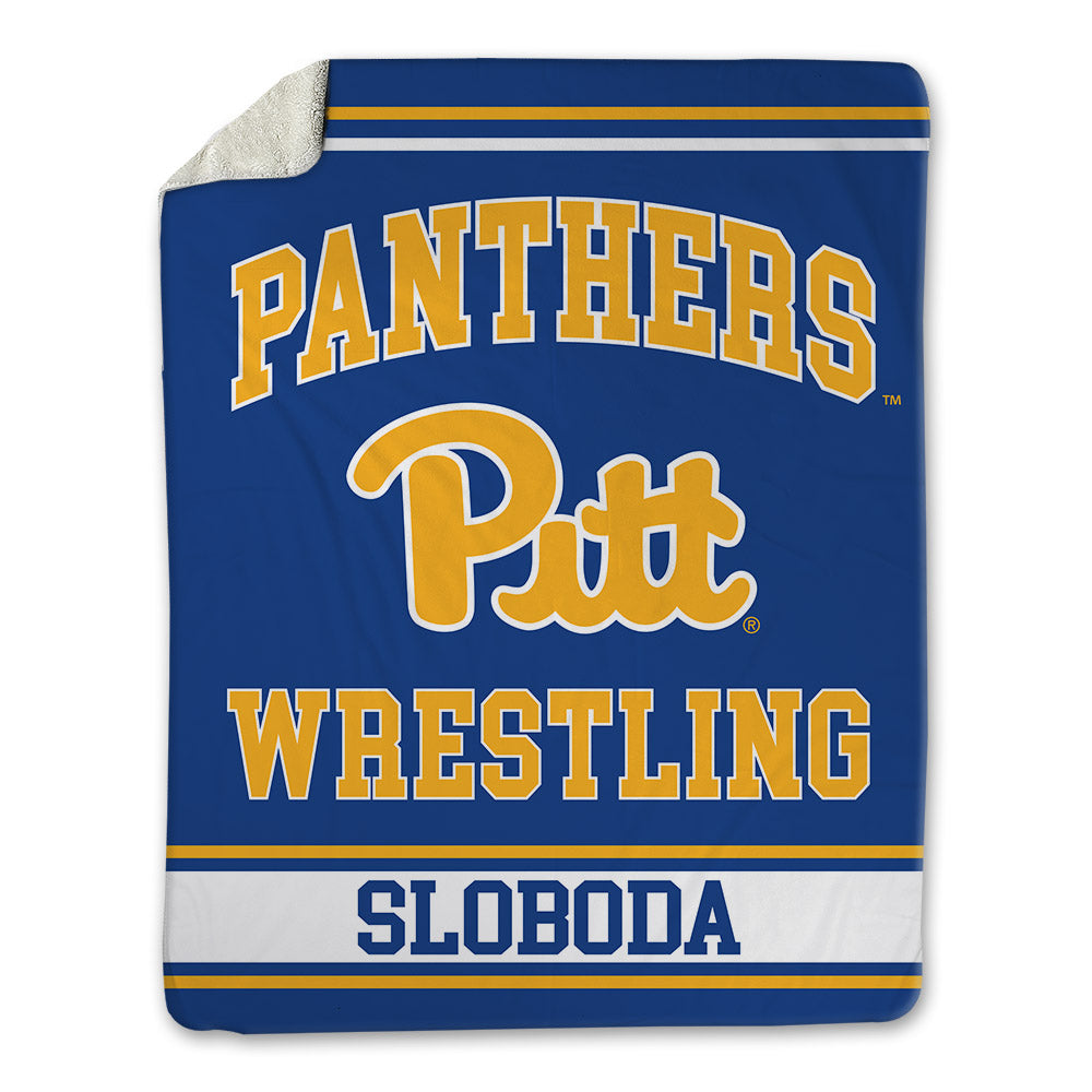Pittsburgh - NCAA Wrestling : Santino Sloboda - Blanket-0