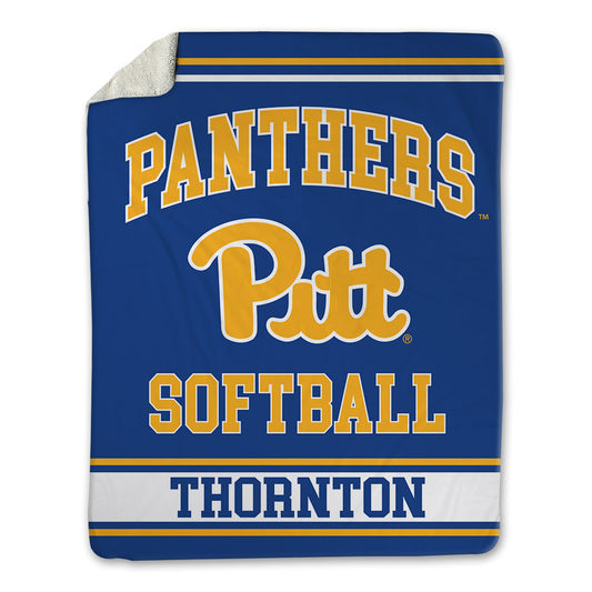 Pittsburgh - NCAA Softball : Amelia Thornton - Blanket-0