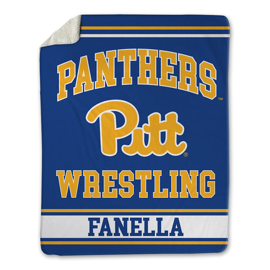 Pittsburgh - NCAA Wrestling : Nico Fanella - Blanket-0