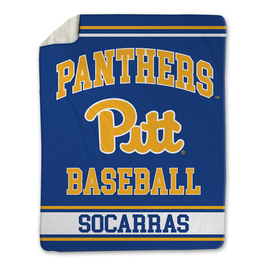 Pittsburgh - NCAA Baseball : Antonio Socarras - Blanket-0