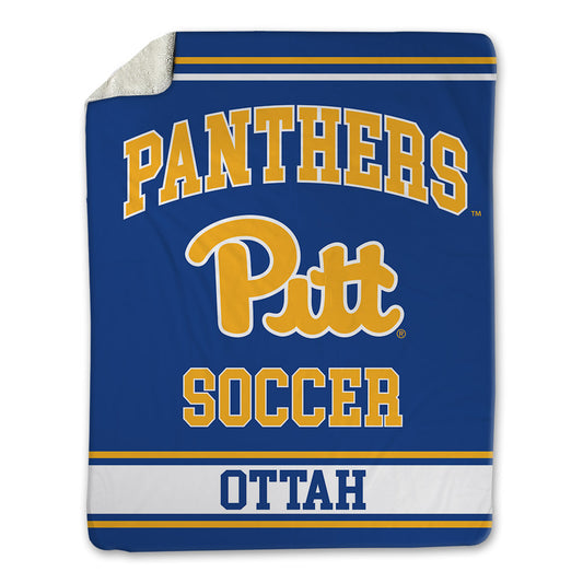 Pittsburgh - NCAA Women's Soccer : Celine Ottah - Blanket-0