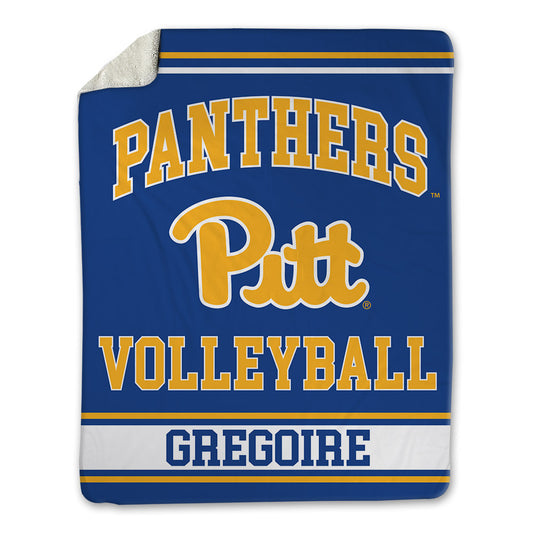Pittsburgh - NCAA Women's Volleyball : Sophia Gregoire - Blanket-0