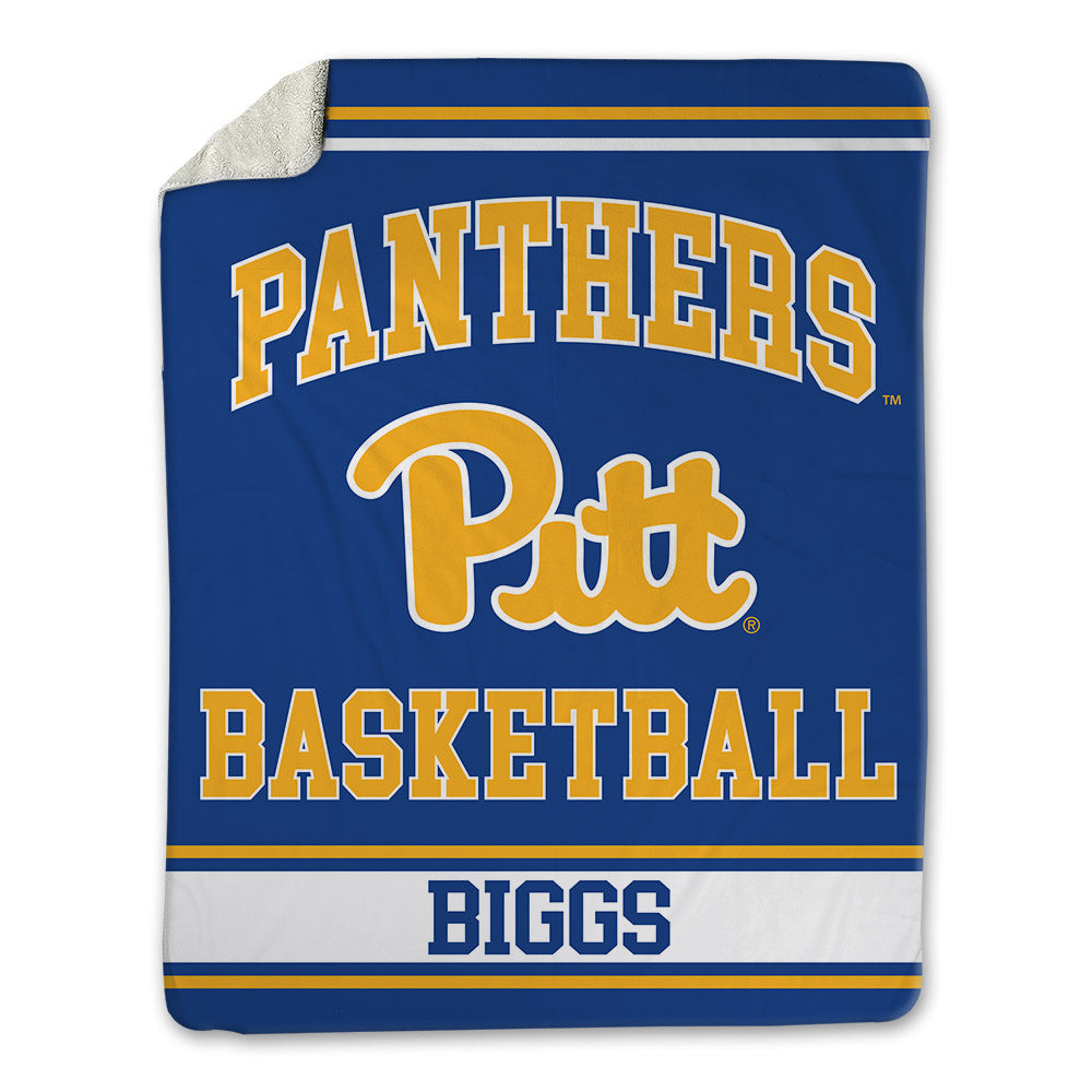 Pittsburgh - NCAA Women's Basketball : Audrey Biggs - Blanket-0