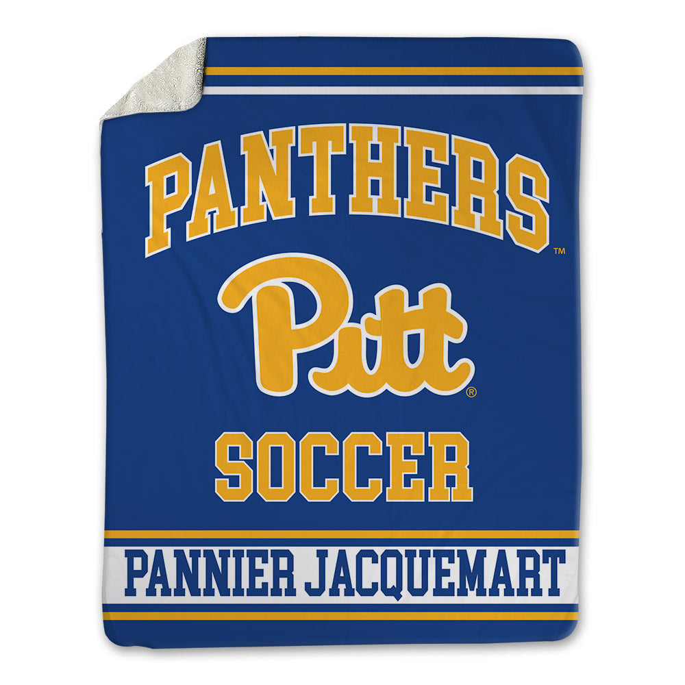 Pittsburgh - NCAA Women's Soccer : Claire Pannier Jacquemart - Blanket-0