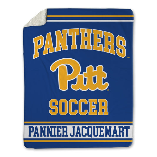 Pittsburgh - NCAA Women's Soccer : Claire Pannier Jacquemart - Blanket-0