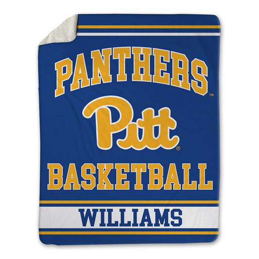 Pittsburgh - NCAA Women's Basketball : Kiara Williams - Blanket-0