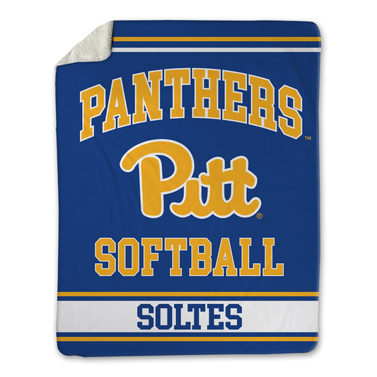 Pittsburgh - NCAA Softball : Sandra Soltes - Blanket-0