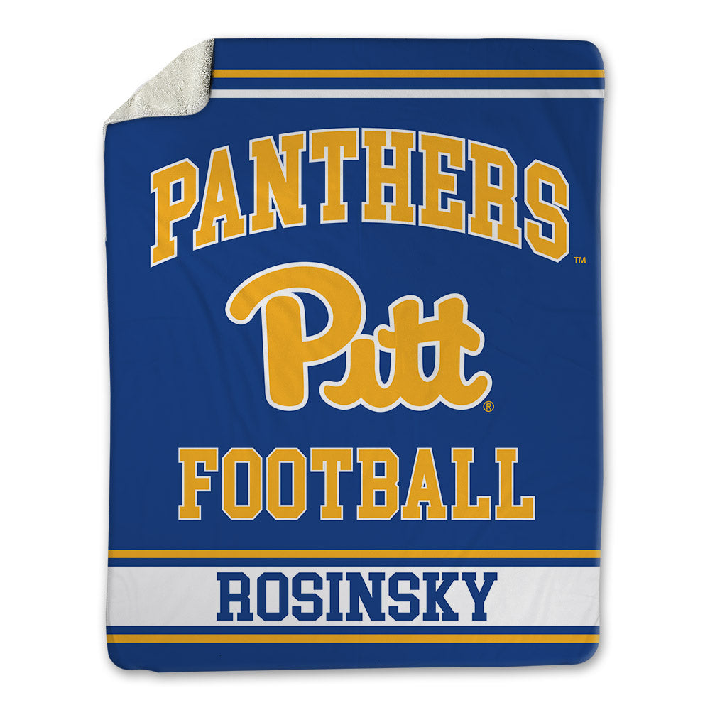 Pittsburgh - NCAA Football : Cameron Rosinsky - Blanket-0