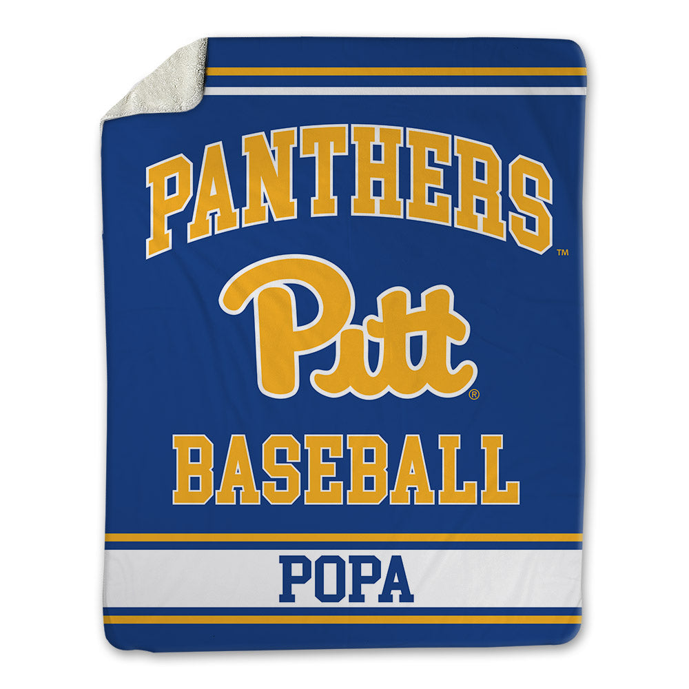 Pittsburgh - NCAA Baseball : Dom Popa - Blanket-0