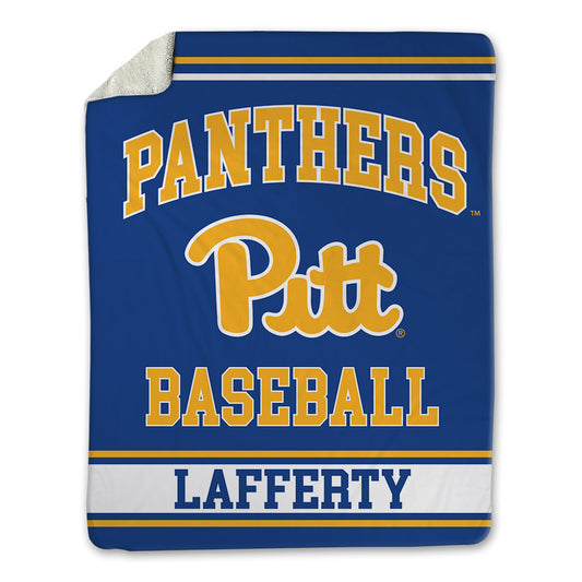 Pittsburgh - NCAA Baseball : Drew Lafferty - Blanket-0