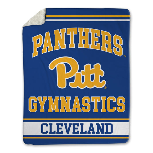 Pittsburgh - NCAA Women's Gymnastics : Kaleigh Cleveland - Blanket-0