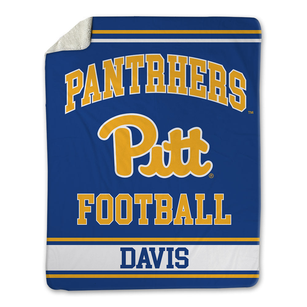 Pittsburgh - NCAA Football : Derrick Davis - Blanket-0