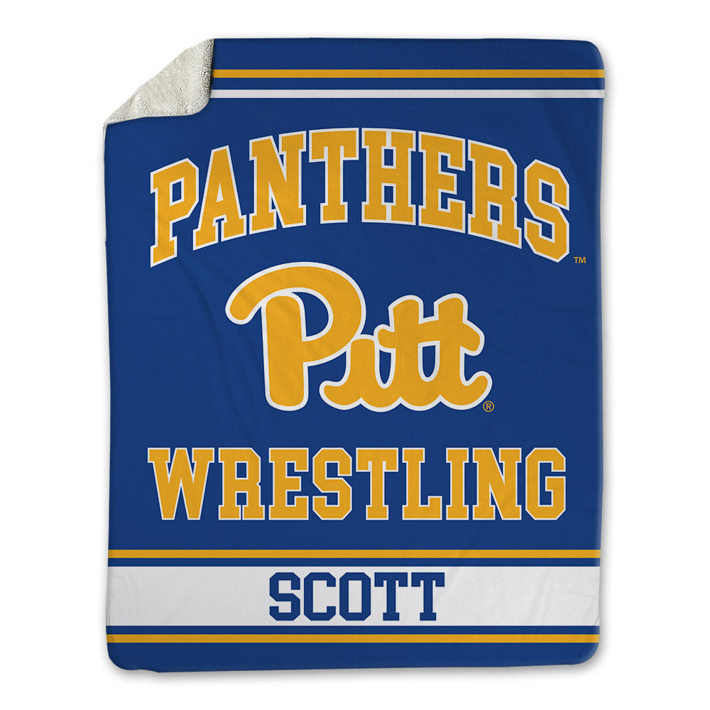 Pittsburgh - NCAA Wrestling : Kyle Scott - Blanket-0