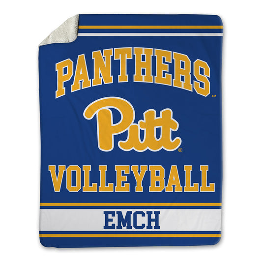 Pittsburgh - NCAA Women's Volleyball : Abbey Emch - Blanket-0