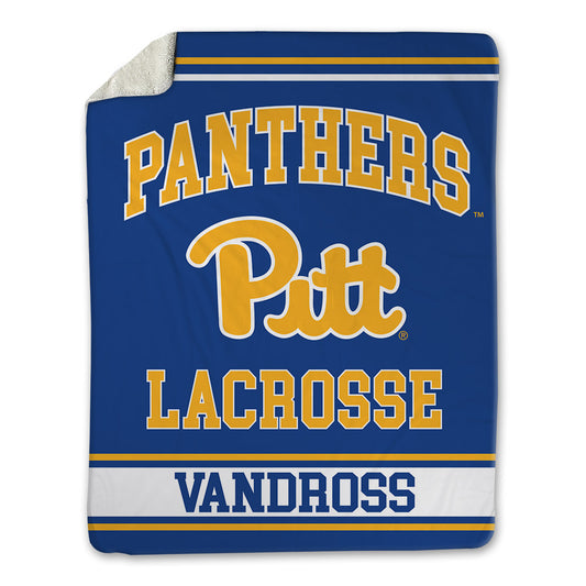 Pittsburgh - NCAA Women's Lacrosse : Madison Vandross - Blanket-0