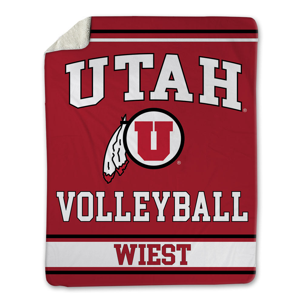 Utah - NCAA Women's Volleyball : Devyn Wiest - Blanket-0