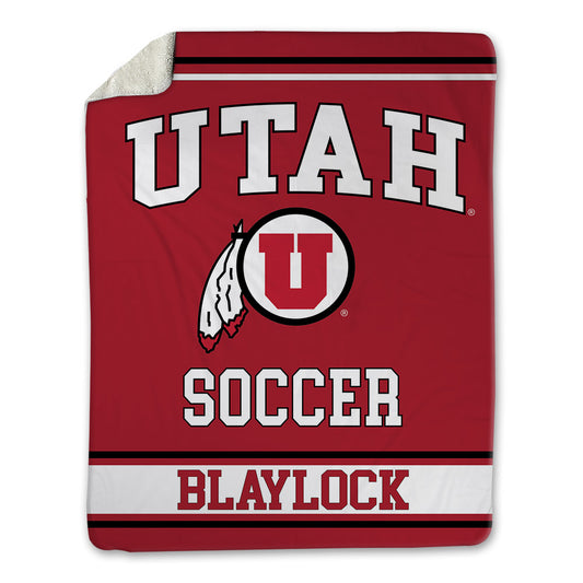 Utah - NCAA Women's Soccer : Callie Blaylock - Blanket-0