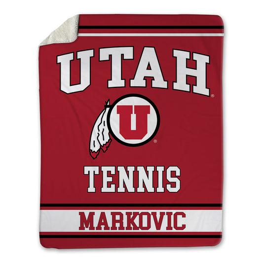 Utah - NCAA Women's Tennis : Andjelija Markovic - Blanket-0